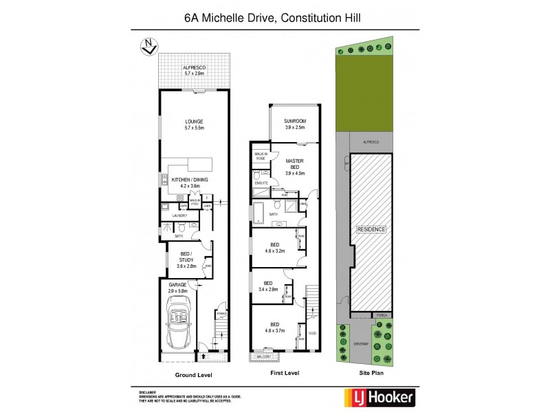 6A Michelle Drive, Constitution Hill NSW 2145 Floorplan