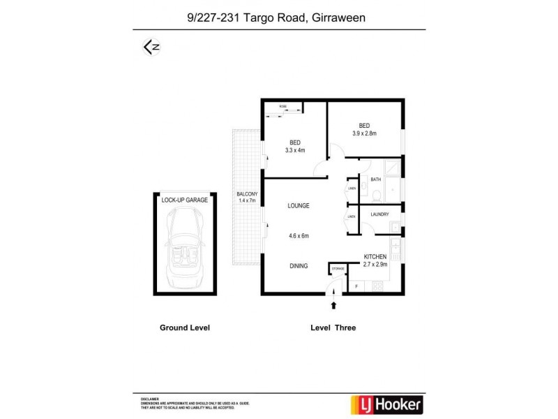 9/227-231 Targo Road, Girraween NSW 2145 Floorplan