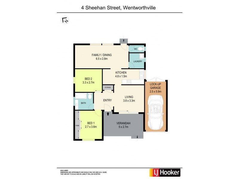 4 Sheehan Street, Wentworthville NSW 2145 Floorplan