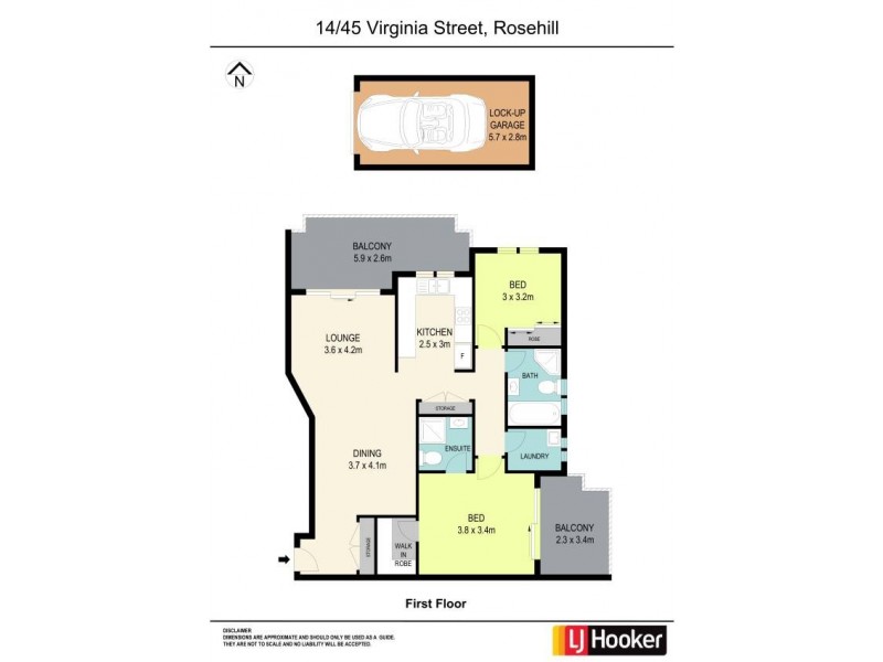 14/45 Virginia Street, Rosehill NSW 2142 Floorplan