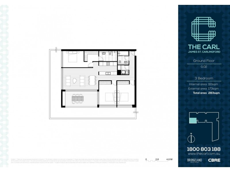 G02/2-8 James Street, Carlingford NSW 2118 Floorplan