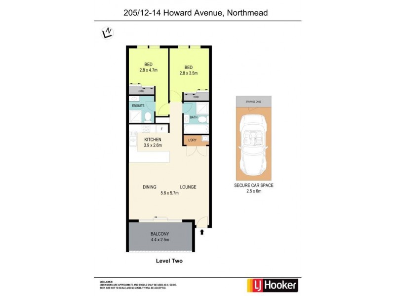 205/12-14 Howard Avenue, Northmead NSW 2152 Floorplan