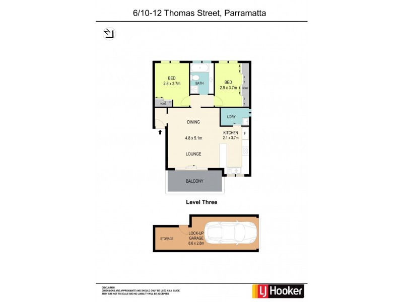 6/10-12 Thomas Street, Parramatta NSW 2150 Floorplan