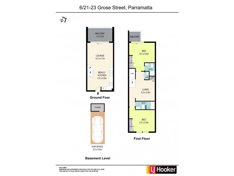 6/21-23 Grose Street, Parramatta NSW 2150 Floorplan