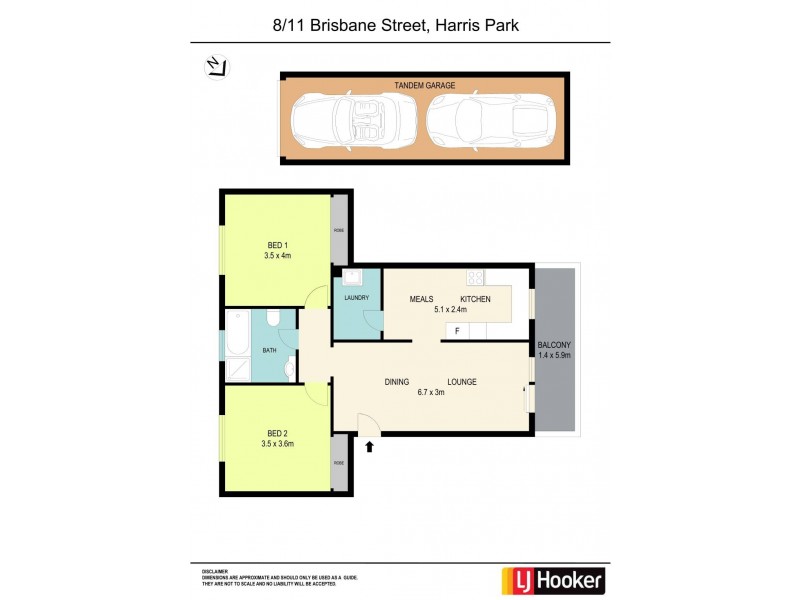 8/11 Brisbane Street, Harris Park NSW 2150 Floorplan