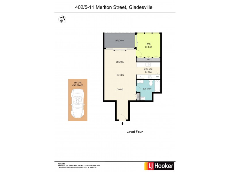 402/5-11 Meriton Street, Gladesville NSW 2111 Floorplan