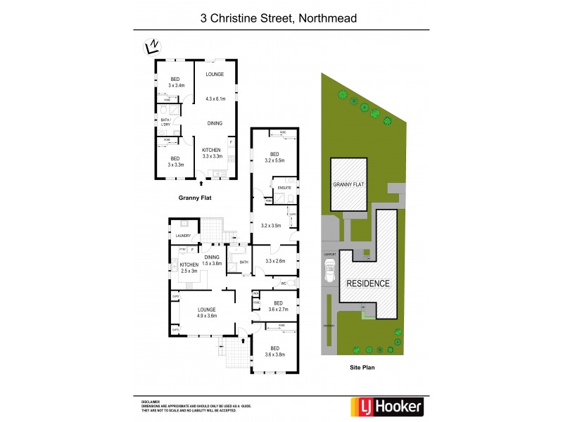 3 Christine Street, Northmead NSW 2152 Floorplan