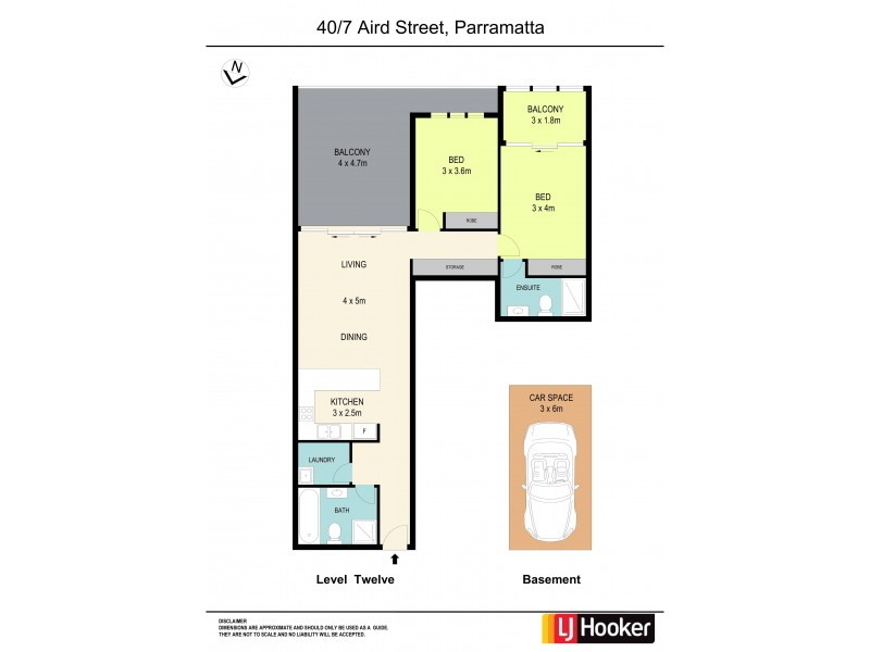 40/7 Aird Street, Parramatta NSW 2150 Floorplan