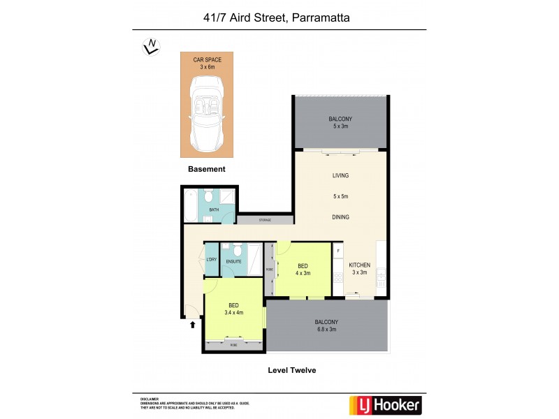 41/7 Aird Street, Parramatta NSW 2150 Floorplan