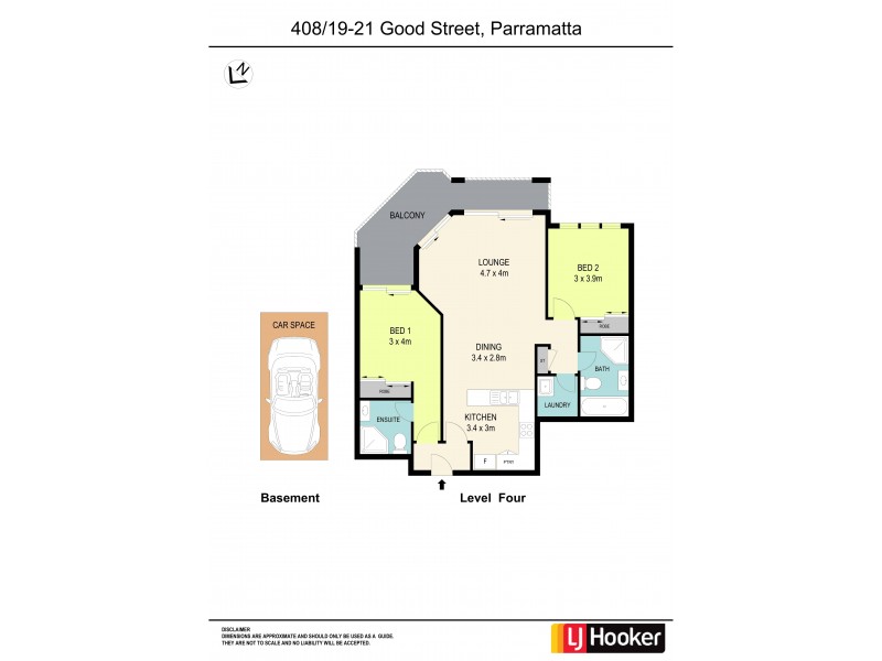 408/19-21 Good Street, Parramatta NSW 2150 Floorplan