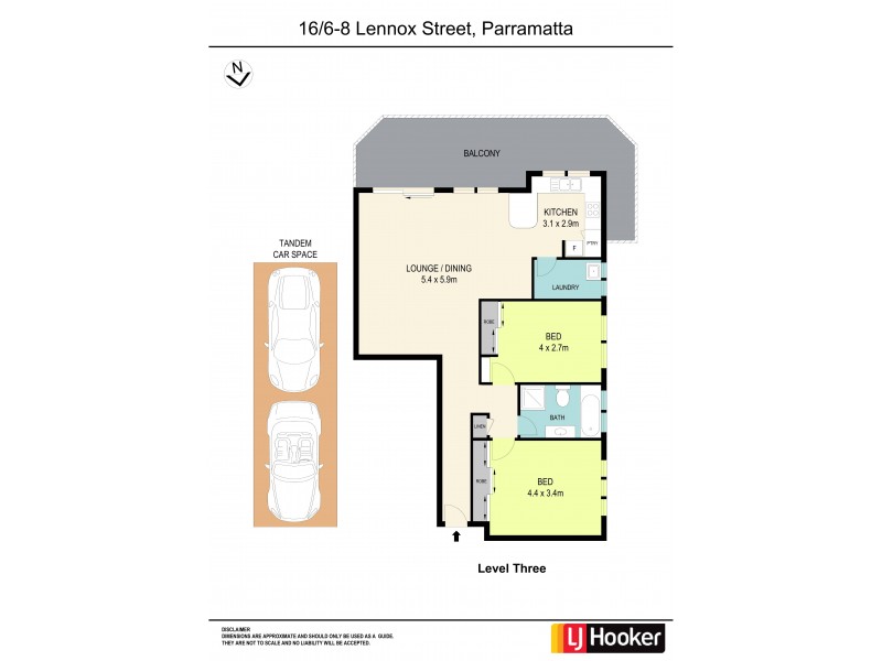 16/6-8 Lennox Street, Parramatta NSW 2150 Floorplan