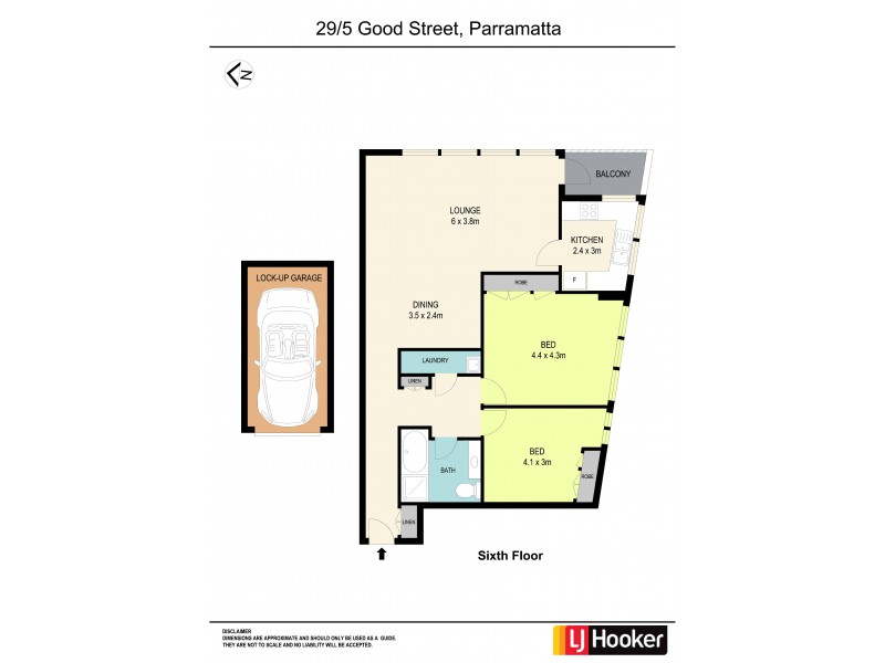 29/5 Good Street, Parramatta NSW 2150 Floorplan