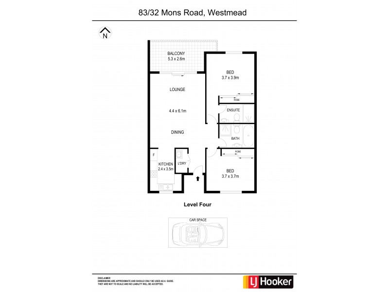 83/32-34 Mons Road, Westmead NSW 2145 Floorplan