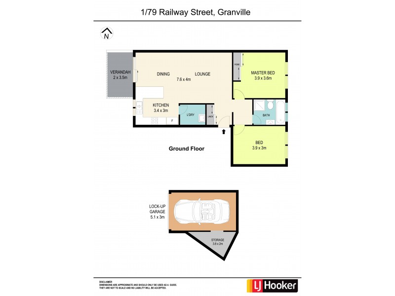 1/79-81 Railway Street, Granville NSW 2142 Floorplan