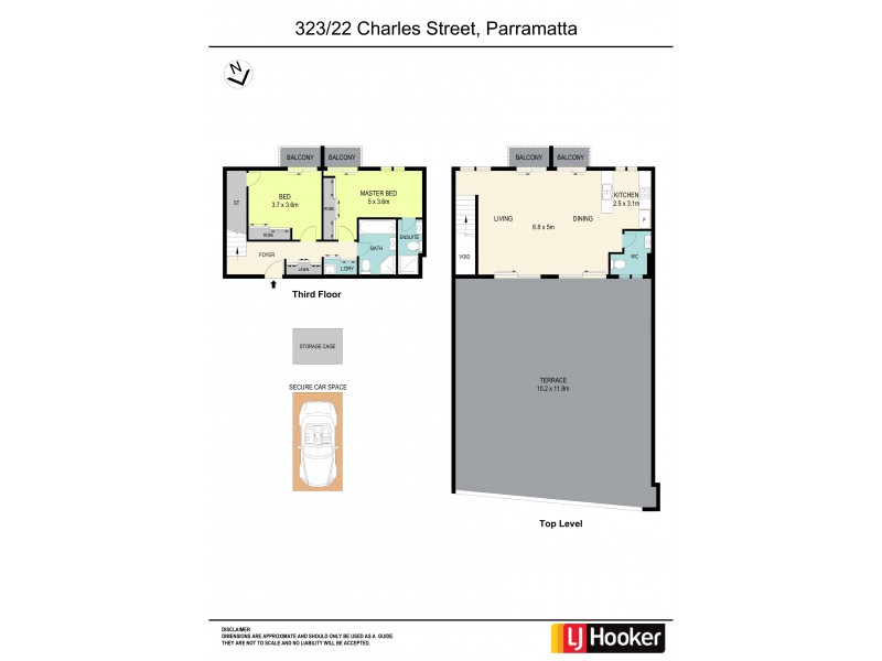 323/22 Charles Street, Parramatta NSW 2150 Floorplan