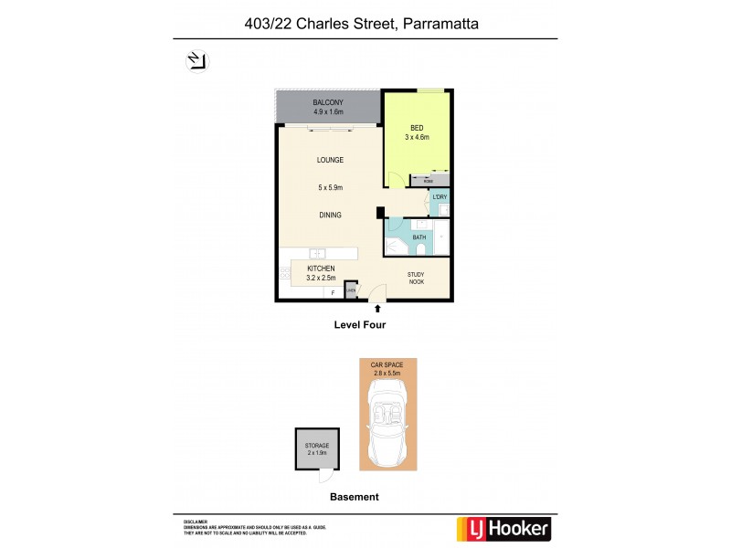 403/22 Charles Street, Parramatta NSW 2150 Floorplan