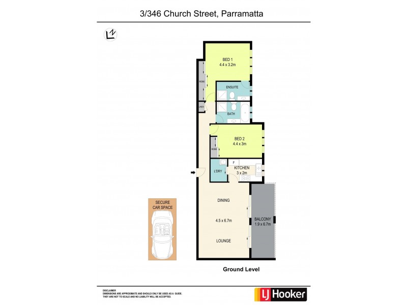 3/346 Church Street, Parramatta NSW 2150 Floorplan