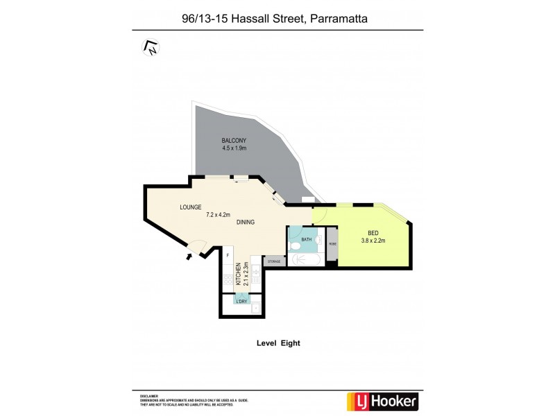 96/13-15 Hassall Street, Parramatta NSW 2150 Floorplan