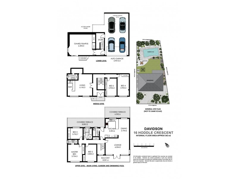 16 Hoddle Crescent, Davidson NSW 2085 Floorplan