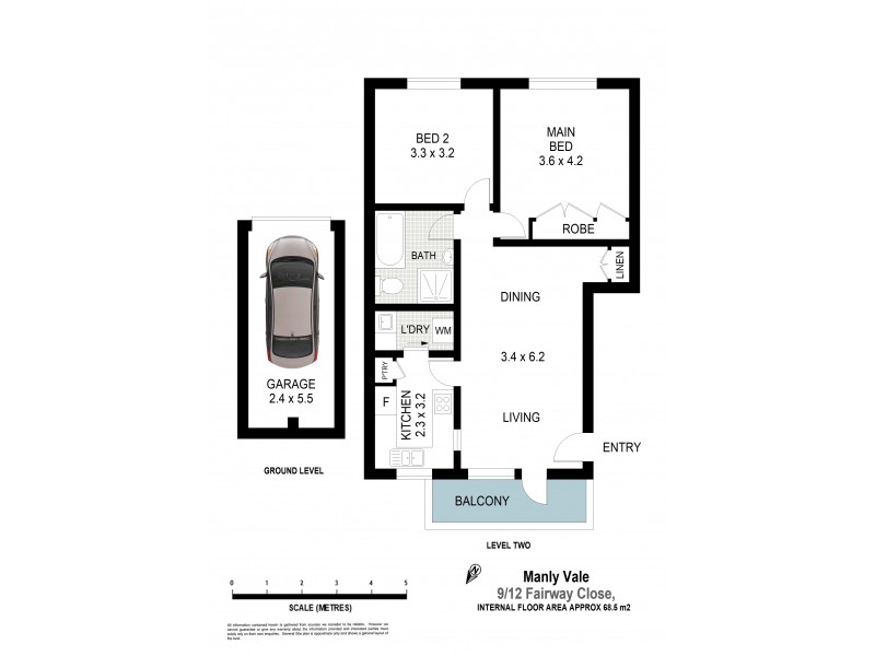 9/12 Fairway Close, Manly Vale NSW 2093 Floorplan