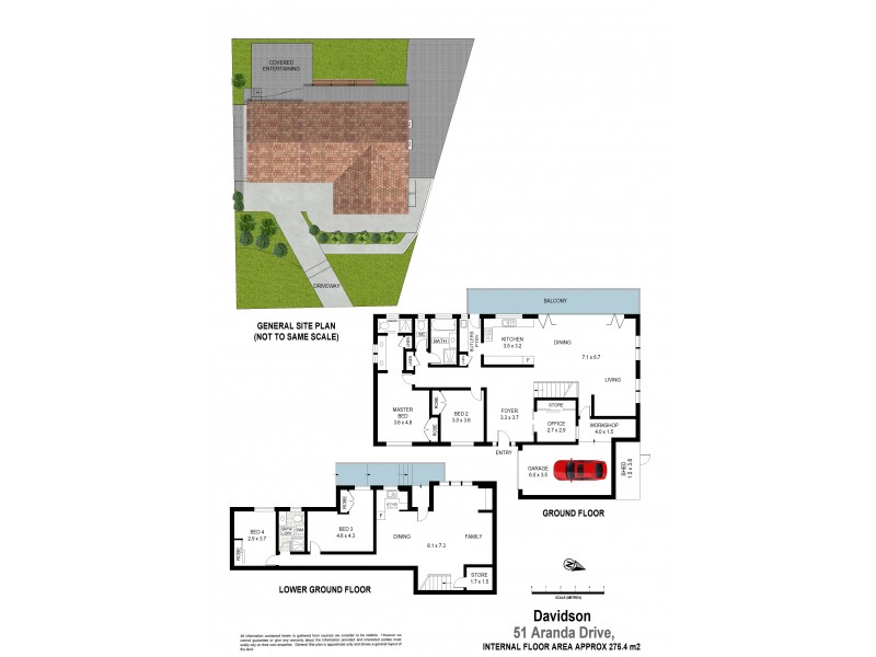 51 Aranda Drive, Davidson NSW 2085 Floorplan