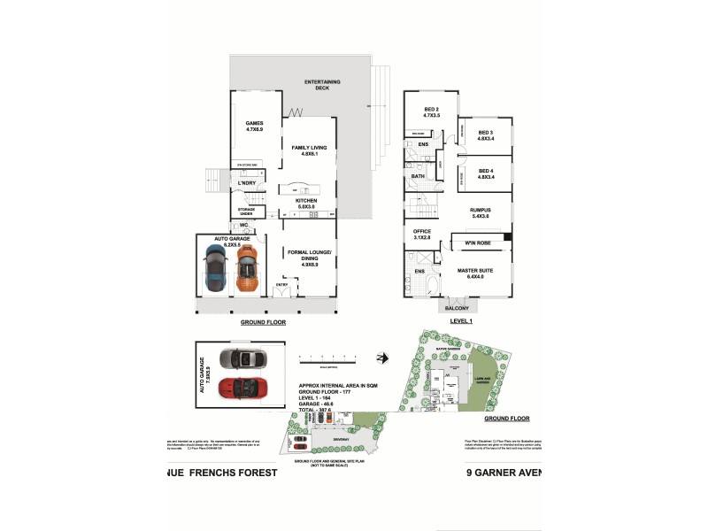 9 Garner Avenue, Frenchs Forest NSW 2086 Floorplan