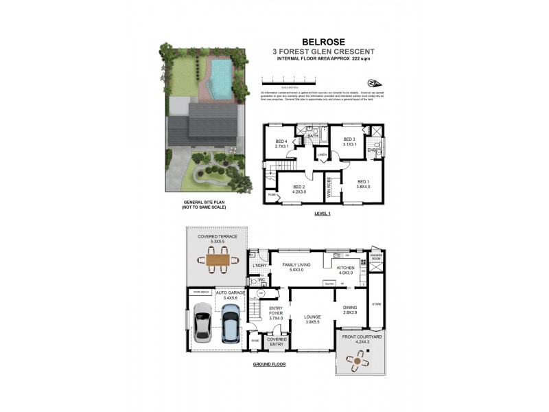 3 Forest Glen Crescent, Belrose NSW 2085 Floorplan