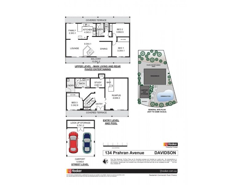 134 Prahran Avenue, Davidson NSW 2085 Floorplan