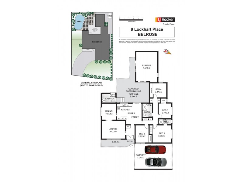 9 Lockhart Place, Belrose NSW 2085 Floorplan