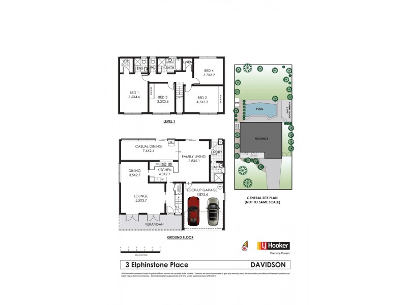 3 Elphinstone Place, Davidson NSW 2085 Floorplan