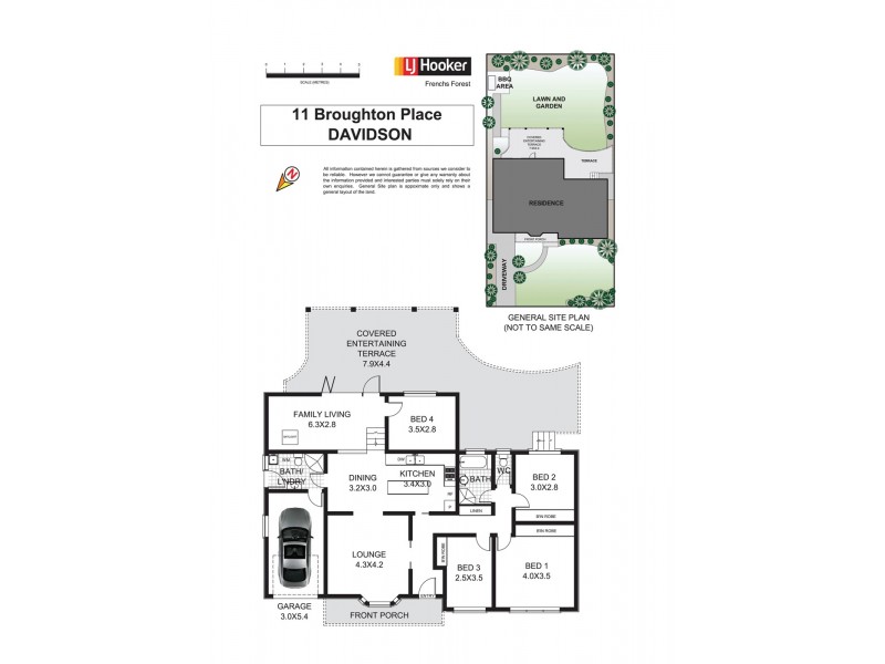 11 Broughton Place, Davidson NSW 2085 Floorplan