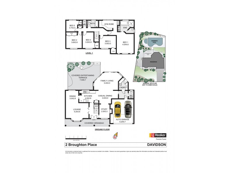 2 Broughton Place, Davidson NSW 2085 Floorplan