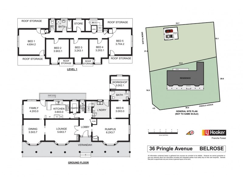 36 Pringle Avenue, Belrose NSW 2085 Floorplan