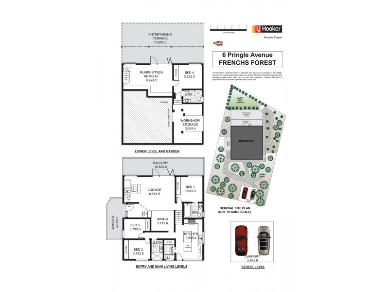 6 Pringle Avenue, Frenchs Forest NSW 2086 Floorplan