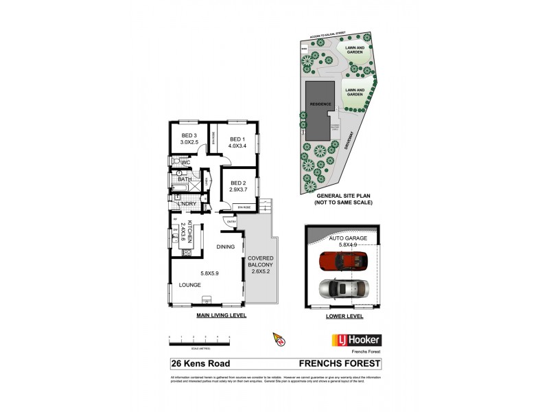 26 Kens Road, Frenchs Forest NSW 2086 Floorplan