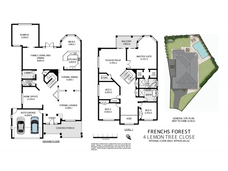 4 Lemon Tree Close, Frenchs Forest NSW 2086 Floorplan