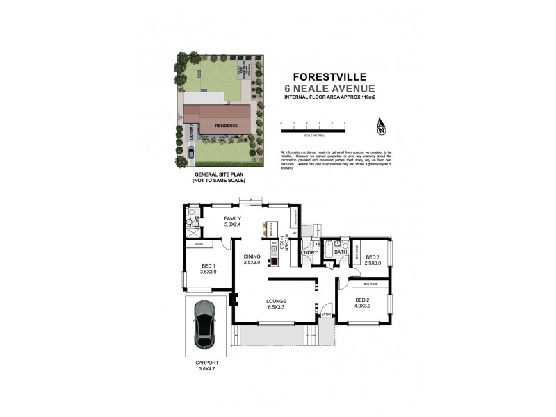 6 Neale Avenue, Forestville NSW 2087 Floorplan
