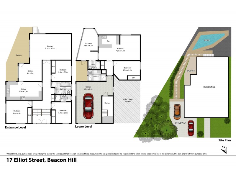 17 Elliot Street, Beacon Hill NSW 2100 Floorplan