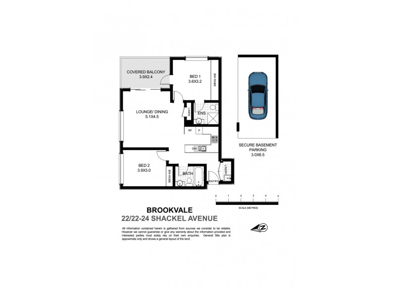 22/22-24 Shackel Avenue, Brookvale NSW 2100 Floorplan