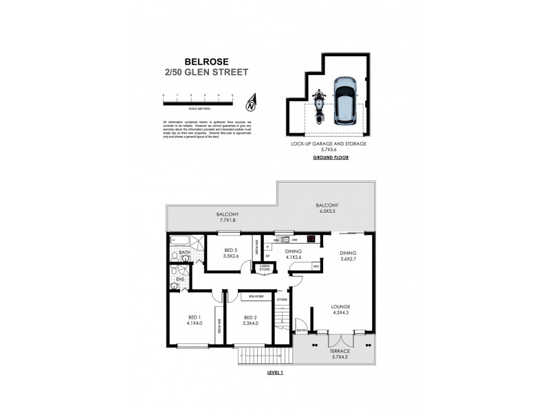 2/50 Glen Street, Belrose NSW 2085 Floorplan