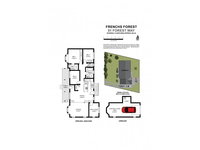 81 Forest Way, Frenchs Forest NSW 2086 Floorplan