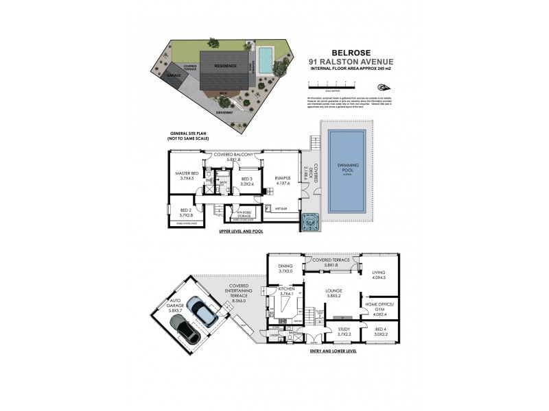 91 Ralston Avenue, Belrose NSW 2085 Floorplan
