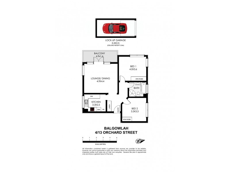 4/13 Orchard Street, Balgowlah NSW 2093 Floorplan