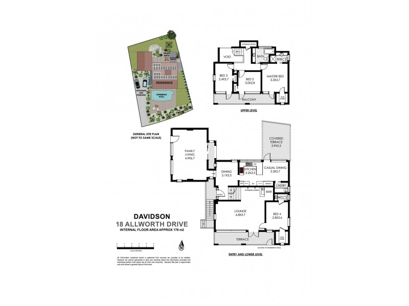 18 Allworth Drive, Davidson NSW 2085 Floorplan