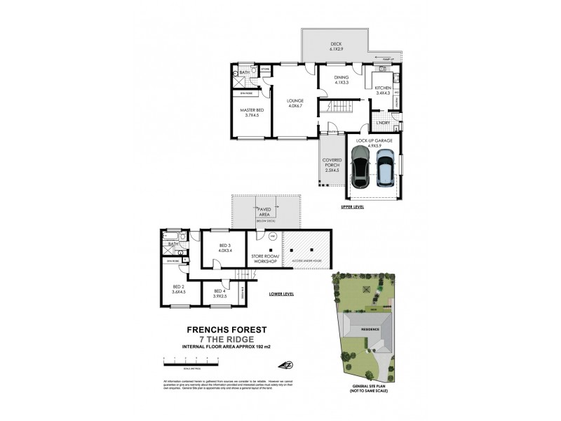 7 The Ridge, Frenchs Forest NSW 2086 Floorplan