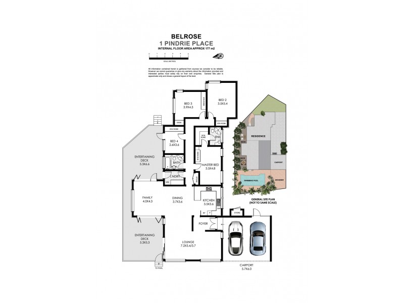 1 Pindrie Place, Belrose NSW 2085 Floorplan