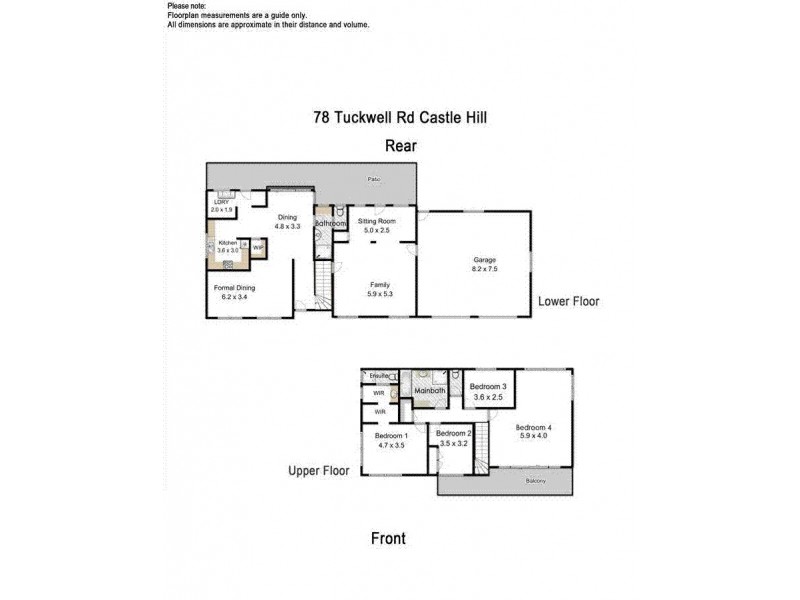 Castle Hill NSW 2154 Floorplan