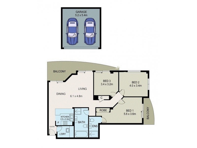 708/91a Bridge Street, Westmead NSW 2145 Floorplan