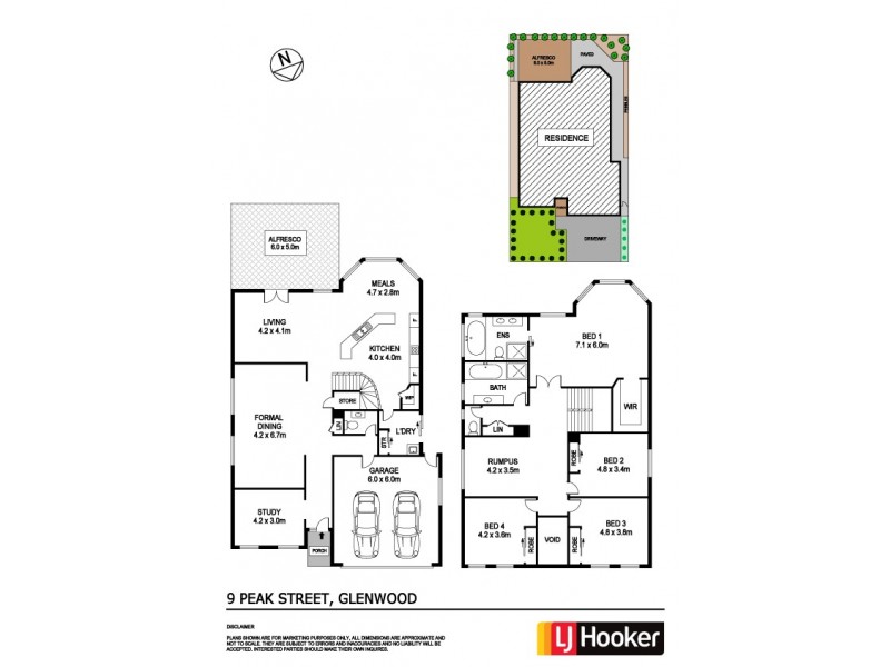 9 Peak Street, Glenwood NSW 2768 Floorplan