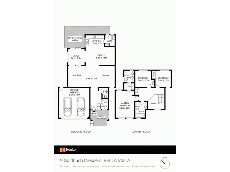 9 Goldfinch Crescent, Bella Vista NSW 2153 Floorplan